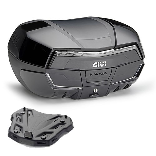 Givi V58NNTB2 Bauletto 58LT Schwarz + Piastra FüR Bmw R 1100 Gs 1994-1996-image