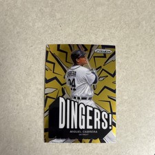 Panini Prizm 2023 DINGERS! Insert Miguel Cabrera #17 Detroit Tigers MLB Card