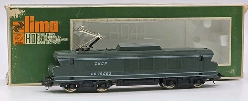 LIMA HO 8044 LOK STROMABNEHMER SNCF BB 15002 BOXMODELL GRÜN  | Zustand: Used