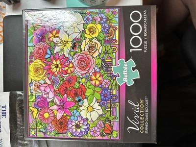 1000 Piece Vivid Collection Stained Glass Bouquet