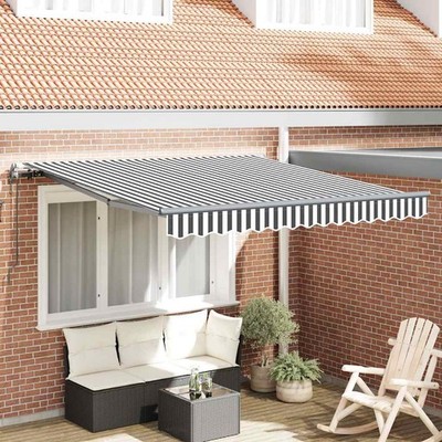 Markise Einziehbar Automatisch Gelenkarmmarkise Balkon Sonnenschutz vidaXL