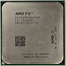 AMD FX-6200 Hexa Core Processor 3.8 - 4.1 GHz, 6MB Cache, Socket AM3+, 125W CPU