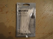 Shoelaces Hickies Lacing System 2 0 White No Tie Elastic Straps 14 R75