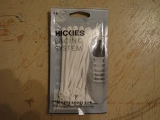 Shoelaces Hickies Lacing System 2 0 White No Tie Elastic Straps 14 #R75