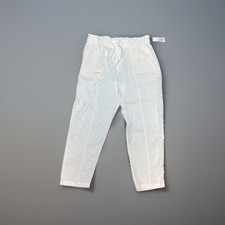 Women's High-Rise Wide Leg Pull-On Pants - A New Day Cream L