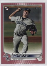 2022 Topps Series 2 Mother's Day Hot Pink /50 Matt Brash #561 06l3