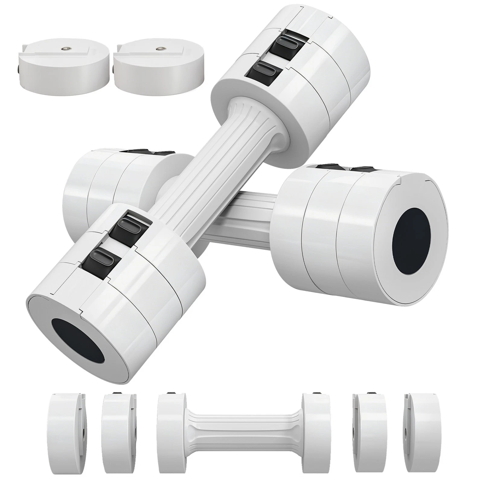 SPORTNOW Adjustable Dumbbells Set, Fast Adjust and Compact, 2.5kg x 2
Opens in a new window or tab