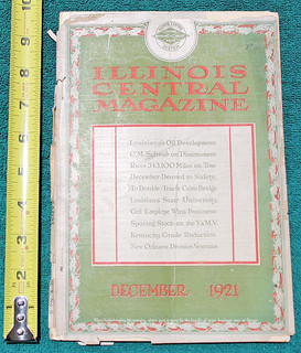 1921 Illinois Central Railroad Magazine ICRR Railway Cairo Bridge Louisiana RR