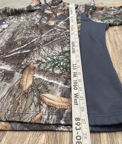 Browning Camo Jacket XL Hunting RealTree EDGE camouflage 1/4 Zip Outdoors EUC - Picture 10 of 12
