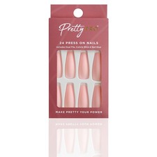 Pretty Pro Reusable Press On False Nails - It's Sherbert Day (24pcs)