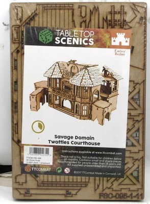 TTCombat TTSCW-FSC-095 Savage Domain Twottles Courthouse (Fantasy Realms) Ruins