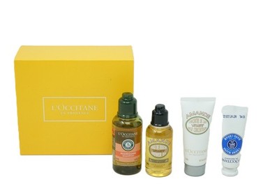 Loccitane Amande Milk 20ml + Shower oil 35ml + Shampoo 50ml + hand creme 10ml