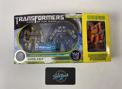Transformers Dark of the Moon Bumblebee Soundwave + Bonus Rodimus SEALED NEW USA