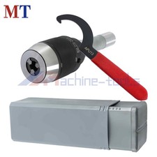 Keyless Drill Chuck 1/32 Inch - 1/2 Inch High Precision With R8 Integral Shank
