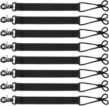 Snowboard Leash Cord Snowboarding Short Leash with Key Ring for Men Women Snowbo