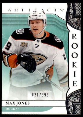 2019-20 Upper Deck Artifacts #164 Max Jones #/999 Rookie
