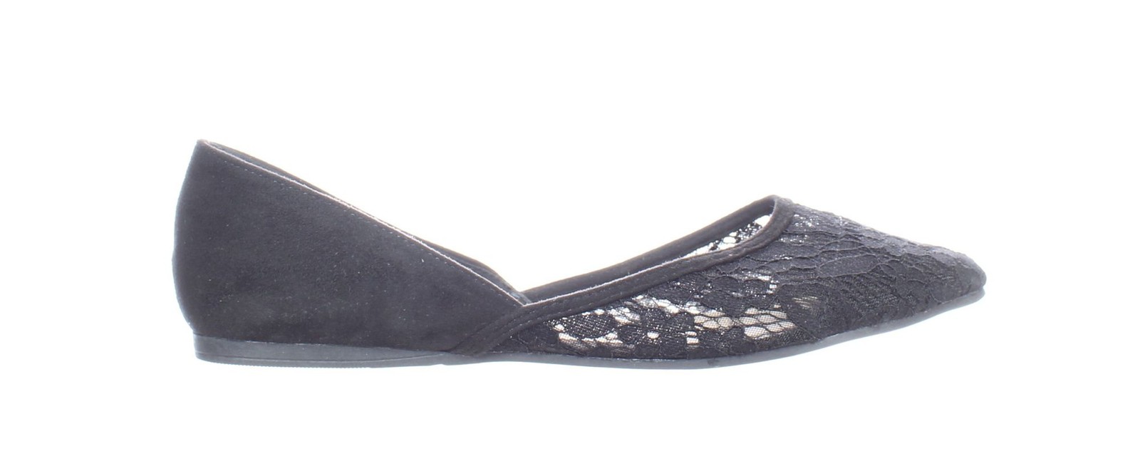 Ollio Womens Black Ballet Flats Size 9