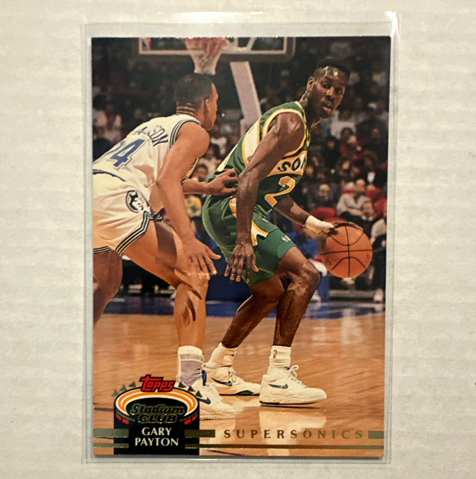Topps Stadium Club 1992-93 Gary Payton Seattle SuperSonics #124 RC