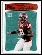 Brandon Flowers 2008 Topps Rookie Progression #171 RC Rookie Virginia Tech