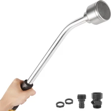 18" Soft Rain Watering Wand with Shut Off Valve Lightweight Durable