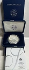 2004 W  $1 PROOF SILVER AMERICAN EAGLE ✪ OGP Purple BOX & COA Complete Coin Set