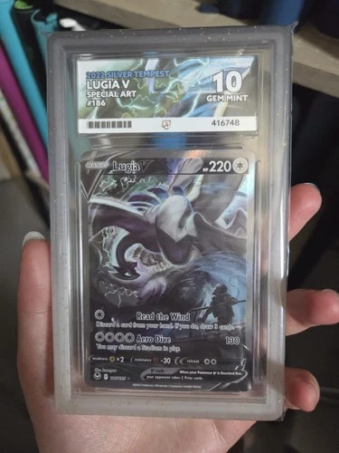 Lugia V Alternate Art 186/195 Pokemon Silver Tempest ACE 10