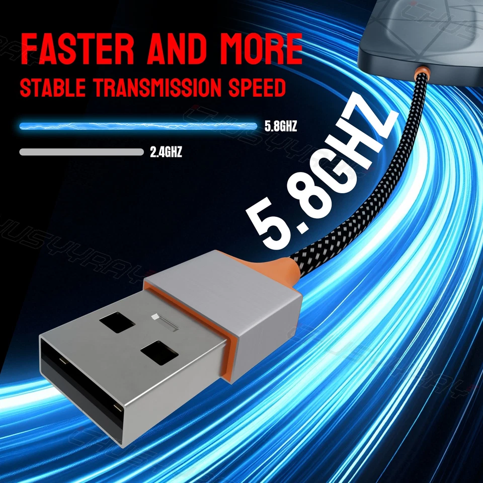 Adaptador inalámbrico CarPlay USB Dongle Plug & Play para Honda Ridgeline 2017 2018 Foto 3 de 4