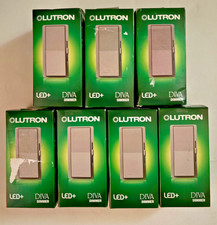 Lot of 7 Lutron Diva Dimmer Switch Gray - DVCL-153PR-GR - Sealed - Free Shipping