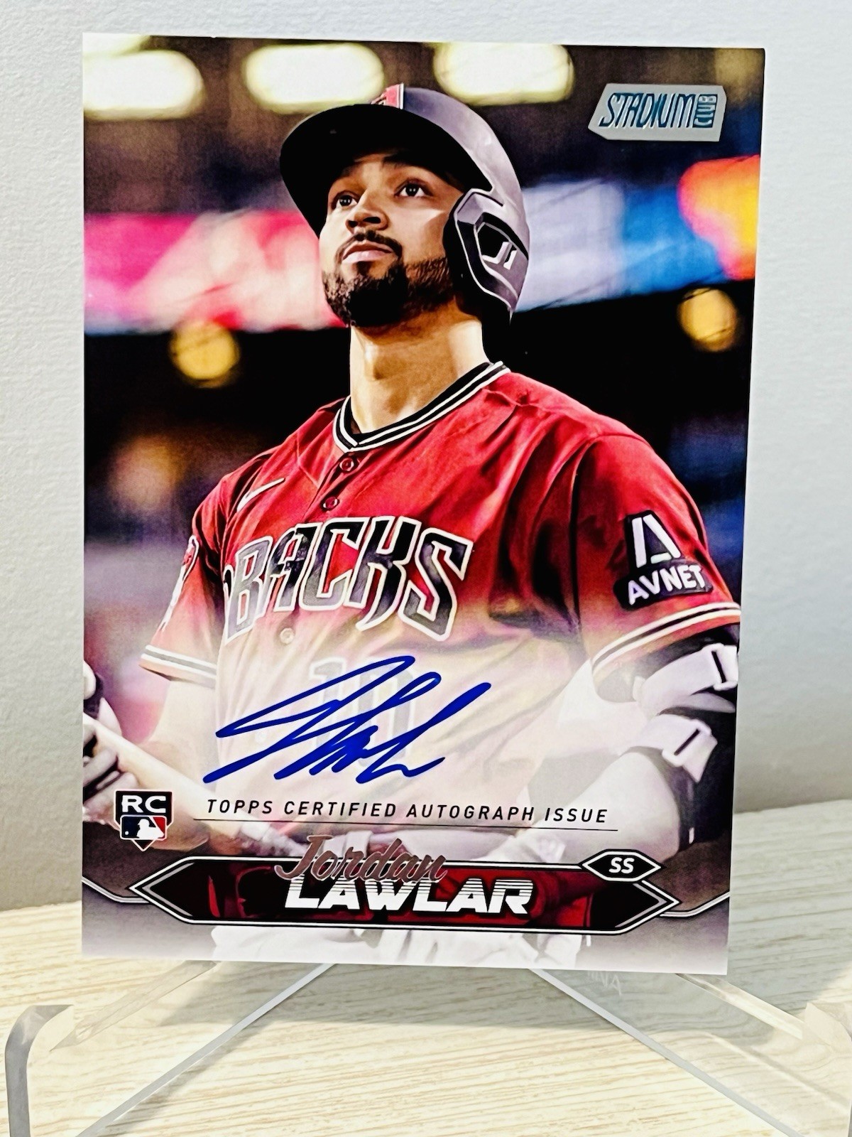 2024 Topps Stadium Club - Autographs Jordan Lawlar #SCBA-JL (AU, RC)