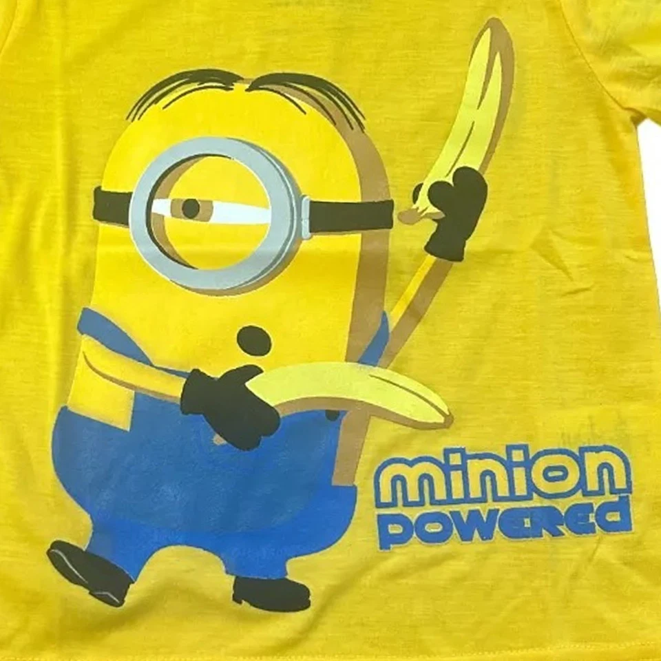 Despicable Me Minion Powered Little Boy's Graphic Print T-Shirt Size 4 NWT - Image 2 of 4