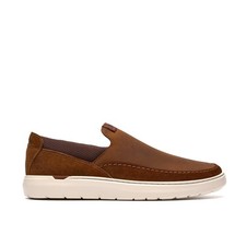 Clarks Mens Flexwell Step Brown Suede Casual Shoes