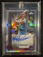 2025 Topps Chrome Legends Autographs Mike Schmidt Auto /50 CLA-MS