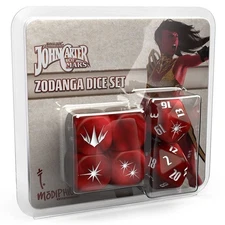 John Carter Zodanga Dice Set New