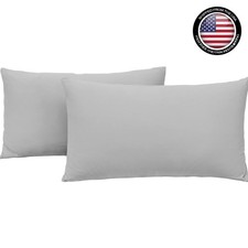 Luxuriously Soft Jersey Knit Toddler Pillow Cases - Envelope Design Set of 2