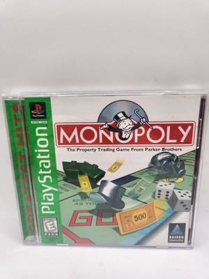 Monopoly (Sony PlayStation 1, 1998) PS1 Cib Tested Polished Great Condition 