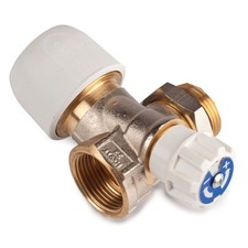 Hep2O 22mm x 3/4 Inch Brass 1 Port Manifold - FREE Next-Day Delivery