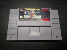 Super Nintendo Tecmo Super Bowl Game Cartridge Tested & Working