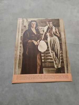 TBOOK02 MAGAZIN BILD 12X9'' JANE RUSSELL & ROBERT MITCHUM 