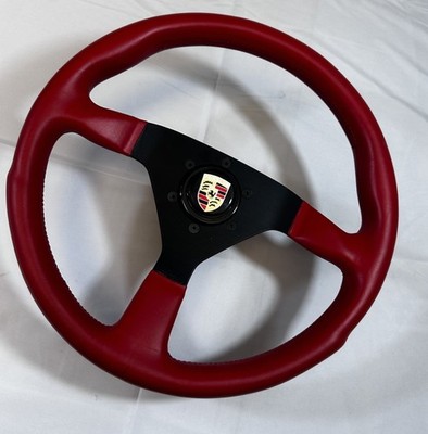 MOMO Steering wheel Model No. TYP V35 KBA 70068 NOS rare red