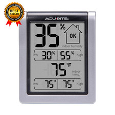 Wireless Digital Indoor Thermometer and Hygrometer Monitor inside Temperature