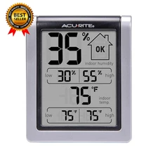 Wireless Digital Indoor Thermometer and Hygrometer Monitor inside Temperature
