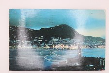 Hong Kong By Night Kowloon 1957 Swindon Postcard