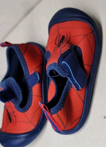 Spiderman Water Shoes Swim Swimsuit Sandal Disney 7/8 Boy Girl Marvel - Picture 12 of 16