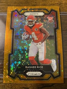 Rashee Rice 2023 Panini Prizm Orange Disco Rookie RC 350 Kansas City Chiefs