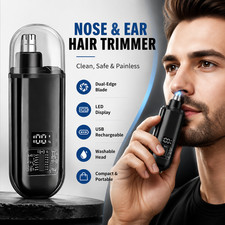 USB Rechargeable Nose Ear Hair Trimmer for Men Portable Clipper Original