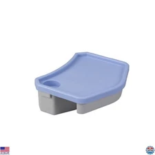 Drive Medical RTL10131 E-Z Walker Caddy with Tray - Stylish Gray/Blue Design