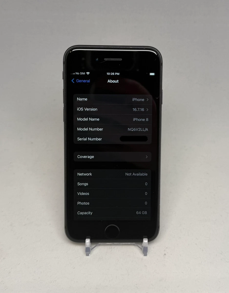iOS Apple iPhone 8 Black Smartphones for sale | eBay