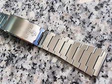 Nos Original Bracelet RADO Mens Watch Straight end 19MM Silver Gents.