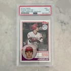 Topps 2018 Shohei Ohtani 1983 Topps B.B. Rookies #83-1 RC PSA 9