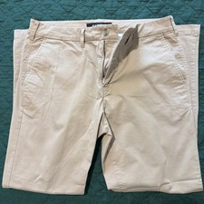 Express Slim Fit Khaki Chino Pants 33x30 Men's